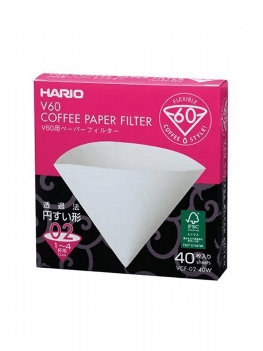 Hario V60 02 Dripper Filtresi (40 Adet)